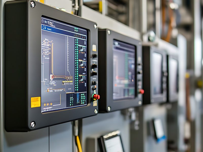 PLC Panel — programmable logic controller HMI screens